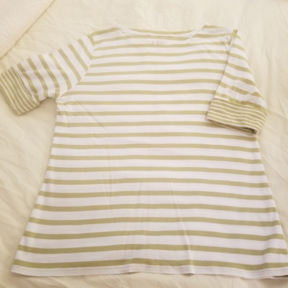 Pendleton Shirt Top Green and White - Picture 2 of 6